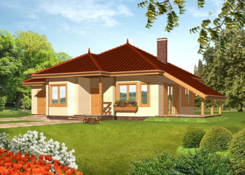 Projekt domu Mały z garażem